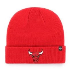 Chicago Bulls Red Primary Cuffed 47 Knit