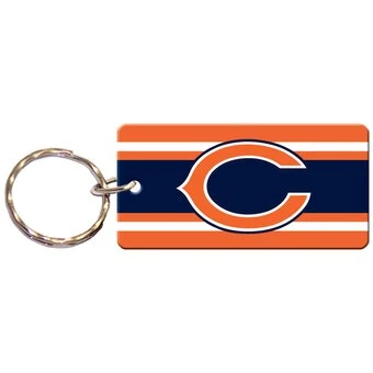 Chicago BearsStriped Keychain 3 Chicago BearsStriped Keychain