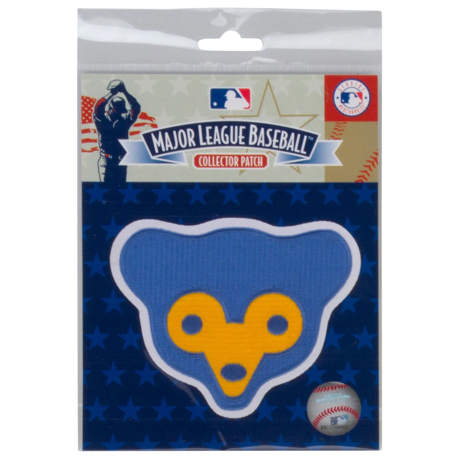 Chicago Cubs 1960-69 Cub Face 4 1/2" X 4" Patch 3 Chicago Cubs 1960-69 Cub Face 4 1/2" X 4" Patch