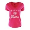 Chicago Bears Magenta Script V-Neck Tee -Hockey Store media e0191f23 e52a 4f6d b6d5 f65e6cef0f4f