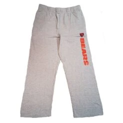 Chicago Bears Grey Big And Tall Sweatpants W/ "Bear Head"