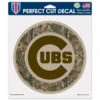 Chicago Cubs Camo 8x8 Bullseye Decal
