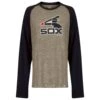 Chicago White Sox Youth Heather Grey And Navy Batterman Long Sleeve -Hockey Store media e5c3bf24 97d4 4208 b05c dab7558d7589