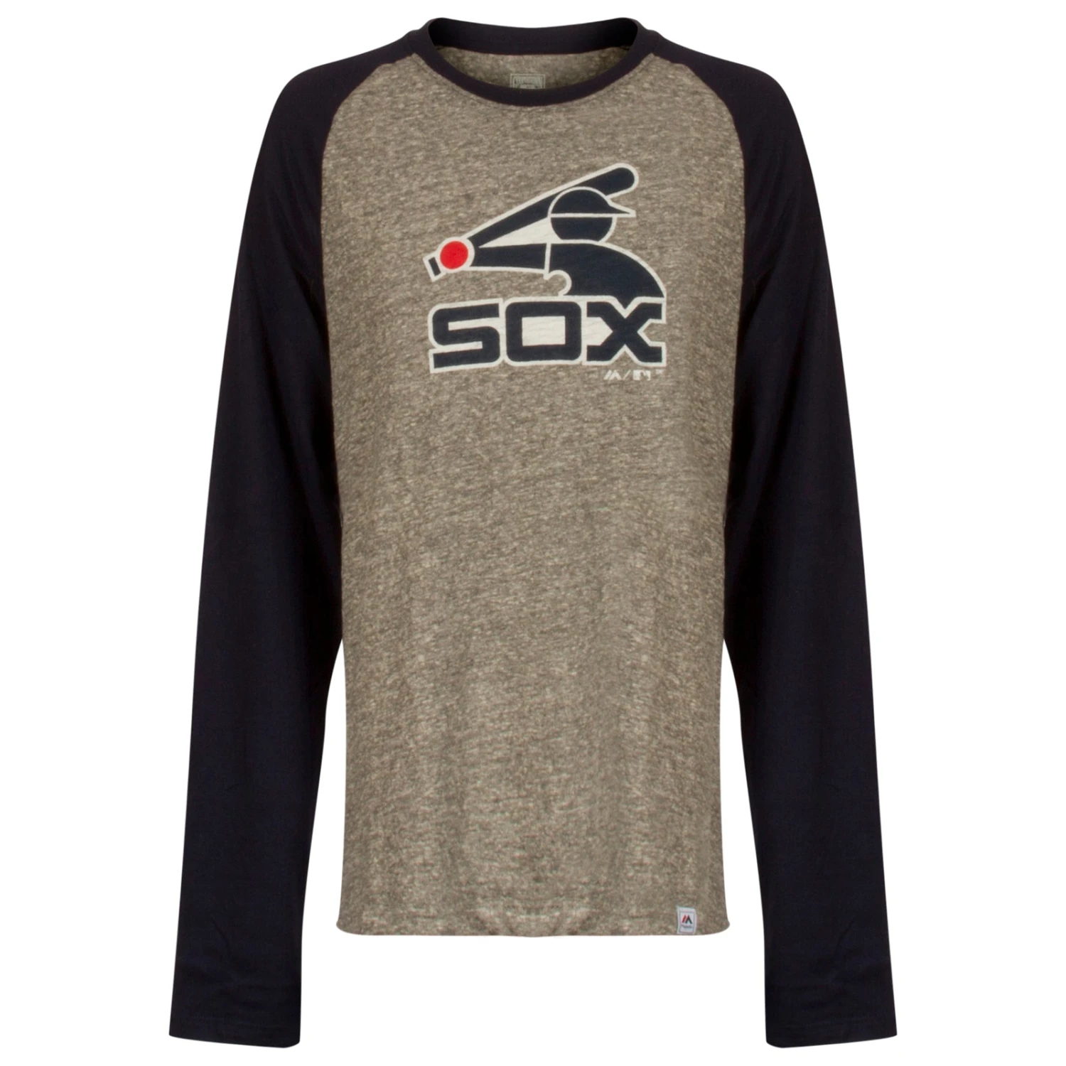 Chicago White Sox Youth Heather Grey And Navy Batterman Long Sleeve 3 Chicago White Sox Youth Heather Grey And Navy Batterman Long Sleeve