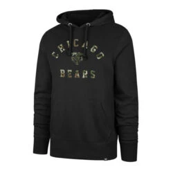 47 Chicago Bears Black Camo Men's Hoodie