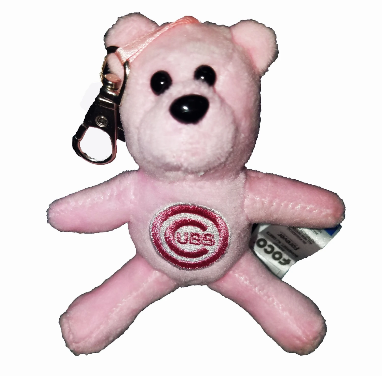Chicago Cubs Pink Bullseye Little Bear Keychain 3 Chicago Cubs Pink Bullseye Little Bear Keychain