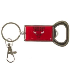 WinCraft Chicago Bulls Rectangle Bottle Opener Key Ring