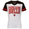 Chicago Bulls Youth White And Black Glitter Block Text And Angry Bull Face Logo Tee 2 Chicago Bulls Youth White And Black Glitter Block Text And Angry Bull Face Logo Tee -Hockey Store media f3155966 610d 4397 a20d 71ae50034820
