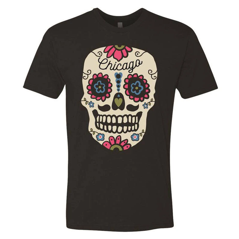 Chicago Black Sugar Skull Tee 3 Chicago Black Sugar Skull Tee