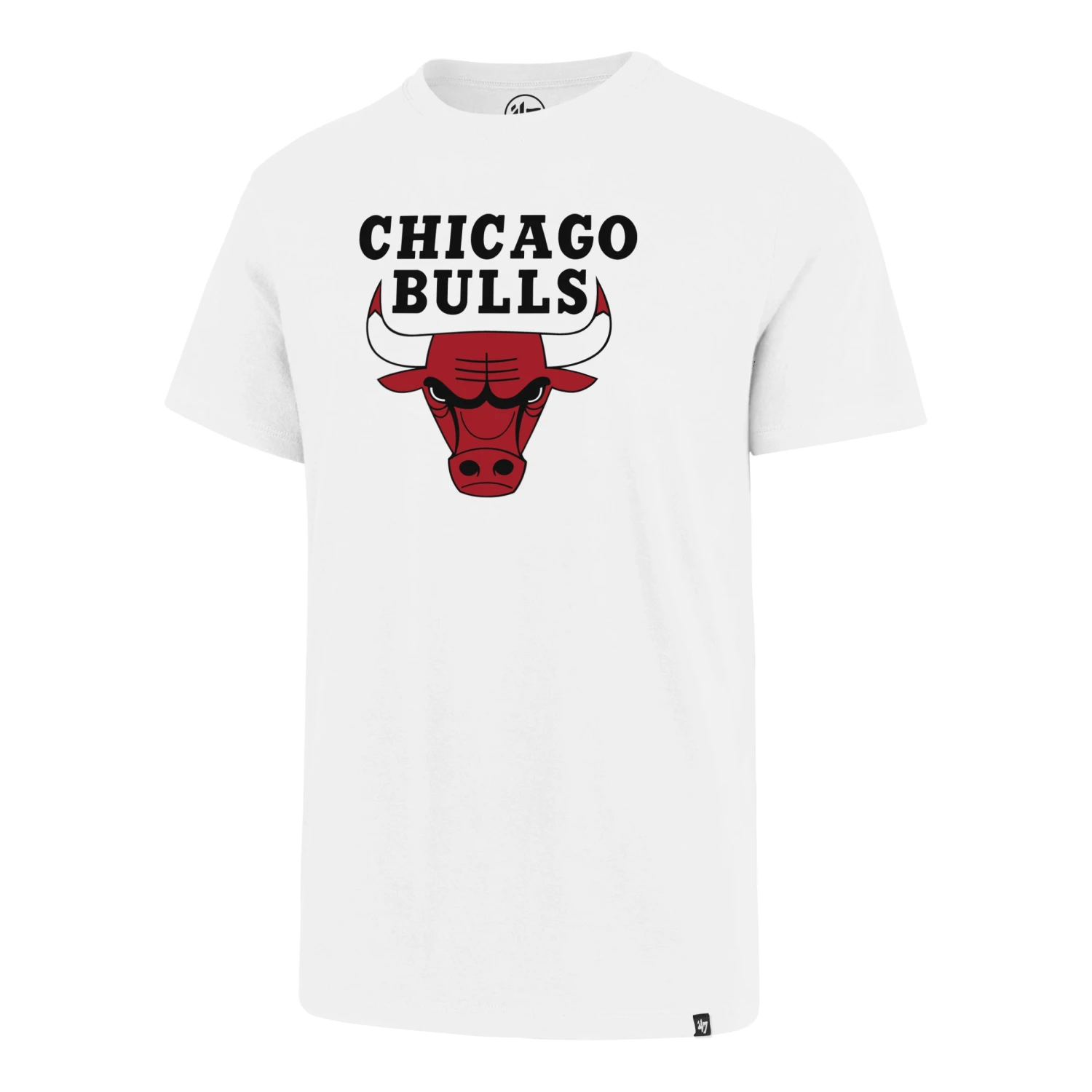 Chicago Bulls White Primary Logo Super Rival 47' Tee 3 Chicago Bulls White Primary Logo Super Rival 47' Tee