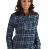 Chicago Bears Women's Navy Stance Button Down Shirt -Hockey Store media f58c48fe 7390 4a2b ac46 b03e9b697097