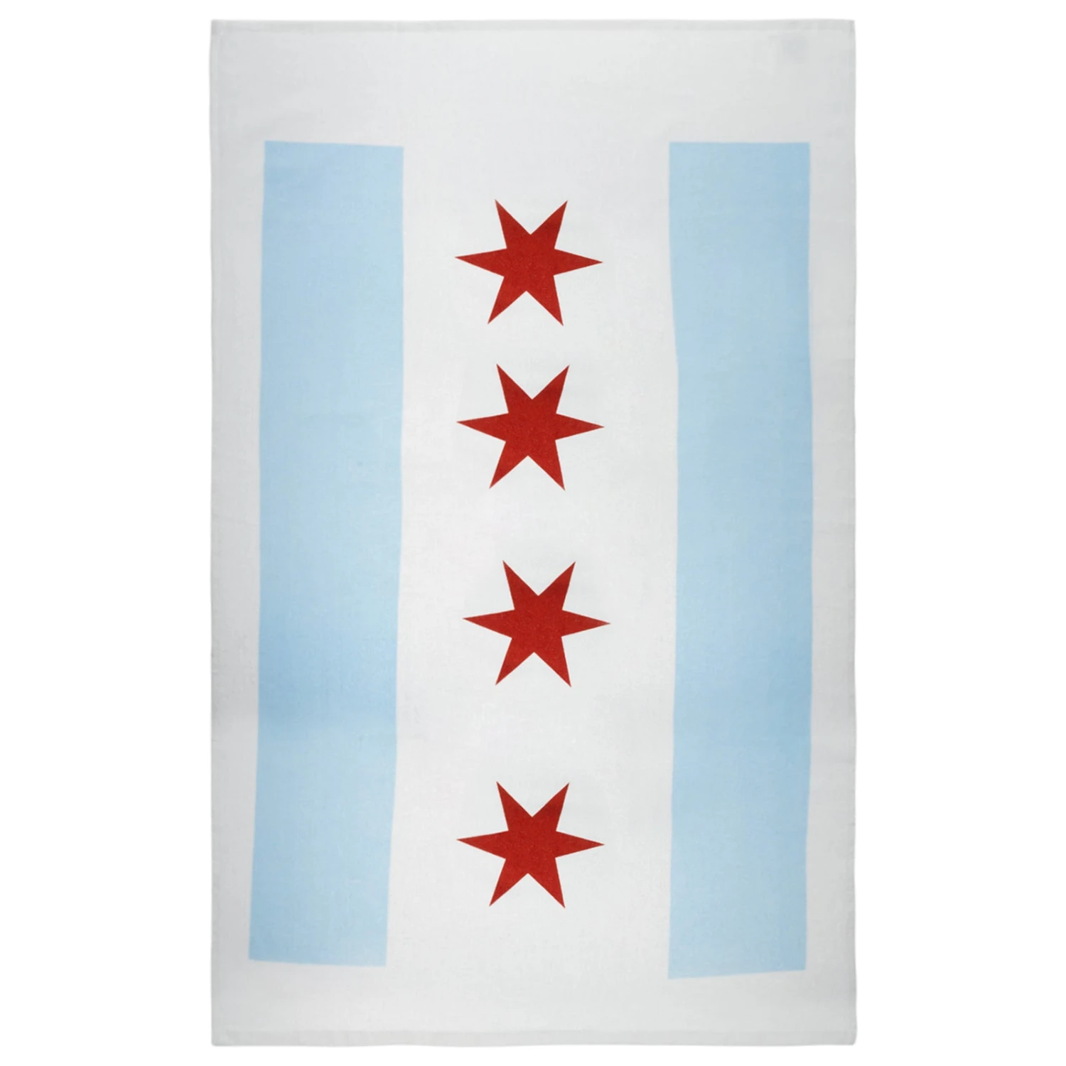 Chicago Flag Beach Towel 3 Chicago Flag Beach Towel