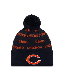 Chicago Bears Men's KNIT-REPEAT A3 W/ Pom & "C" Logo