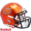 Riddell Chicago Bears Orange Flash Alternate Mini Helmet -Hockey Store orangehelmet