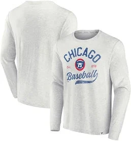 Chicago Cubs Oatmeal Game Maker Long Sleeve 3 Chicago Cubs Oatmeal Game Maker Long Sleeve